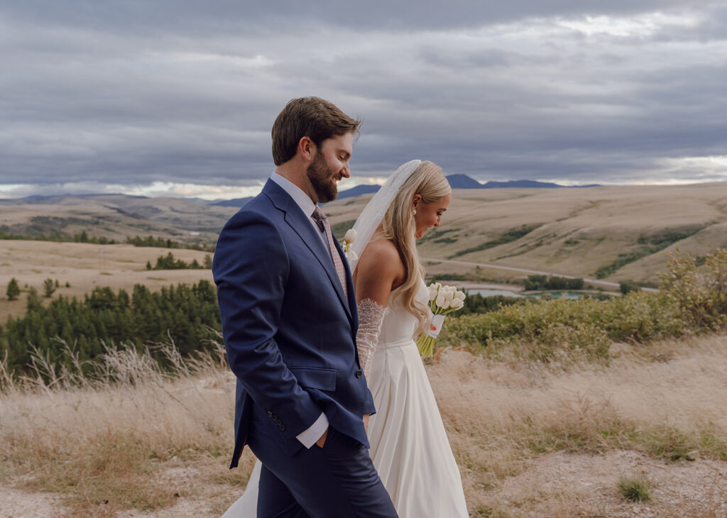 montana wedding photos in the mountains