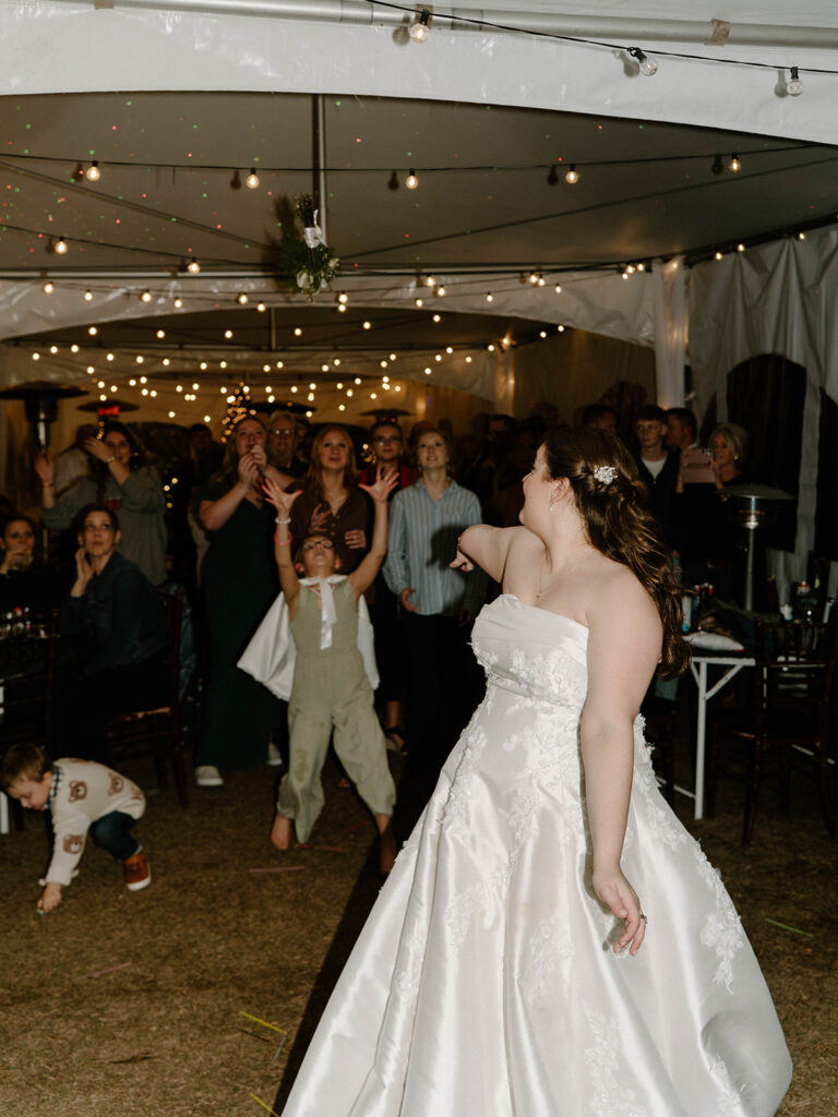 candid wedding reception photos at a florida wedding venue