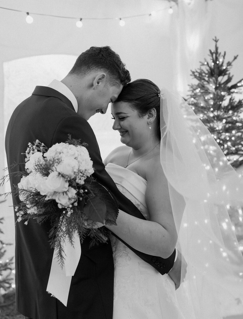 black and white documentary style wedding photos