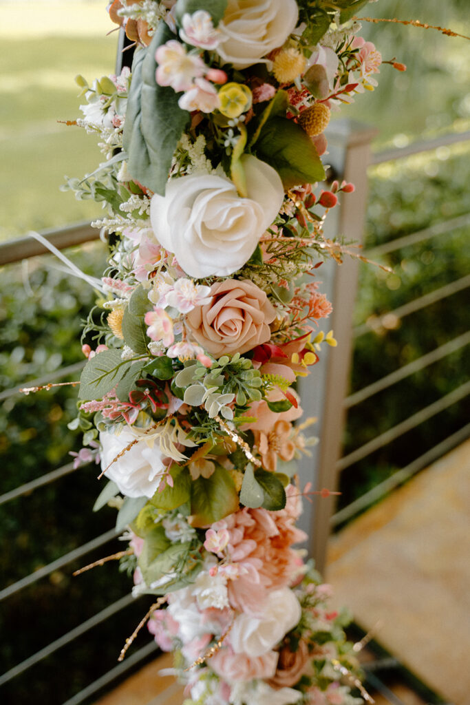 wedding details photography wedding floral arch