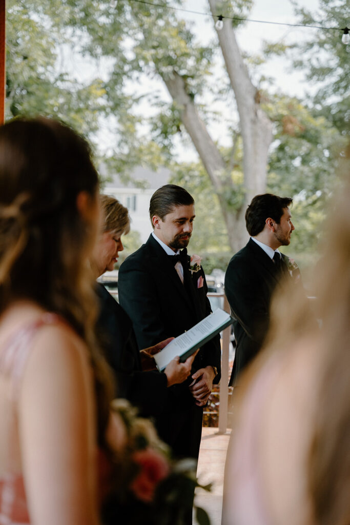 documentary style wedding ceremony photos