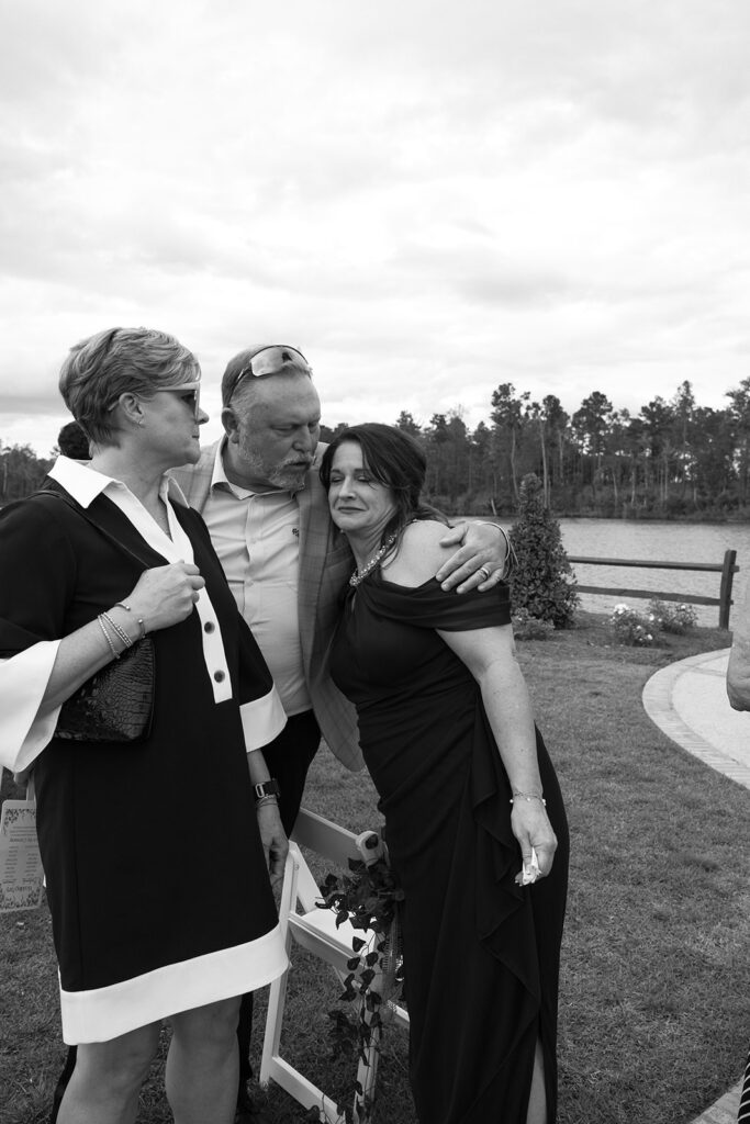 documentary style wedding photos in black and white