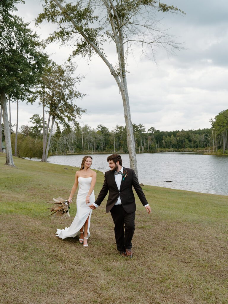 romantic wedding photos in south Georgia candid documentary style