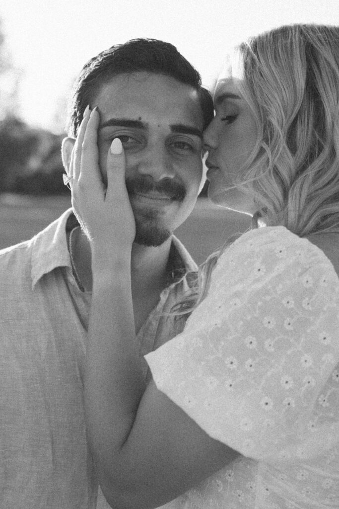 Golden Hour Engagement Photos at Mount Pleasant Lodge in Florida