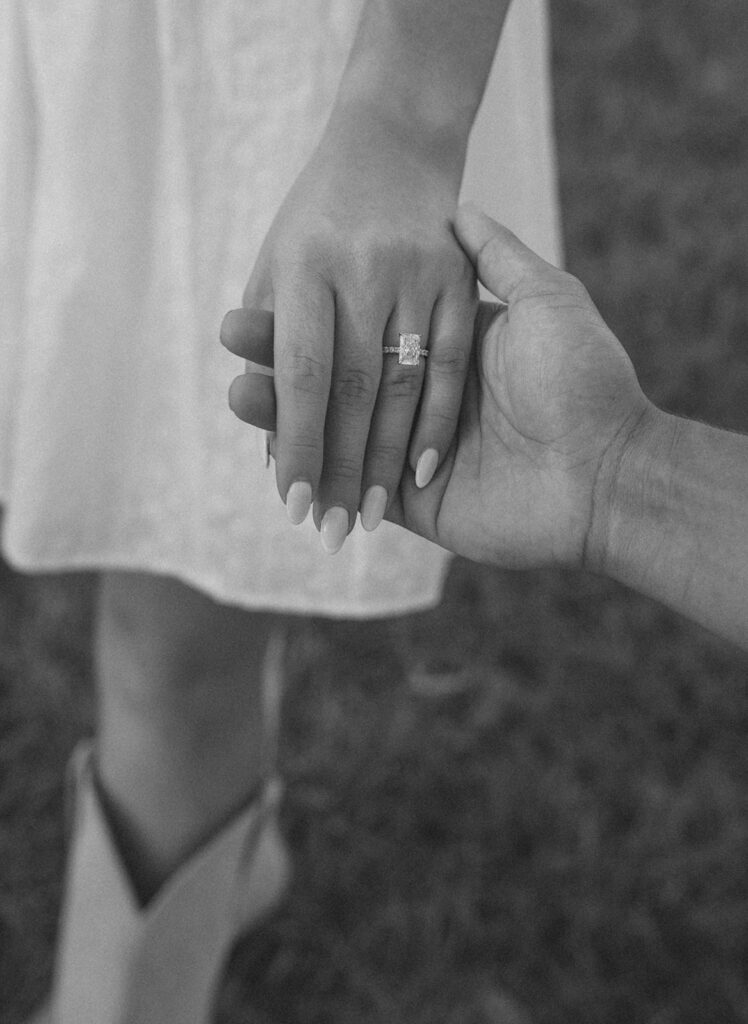 Golden Hour Engagement Photos at Mount Pleasant Lodge in Florida