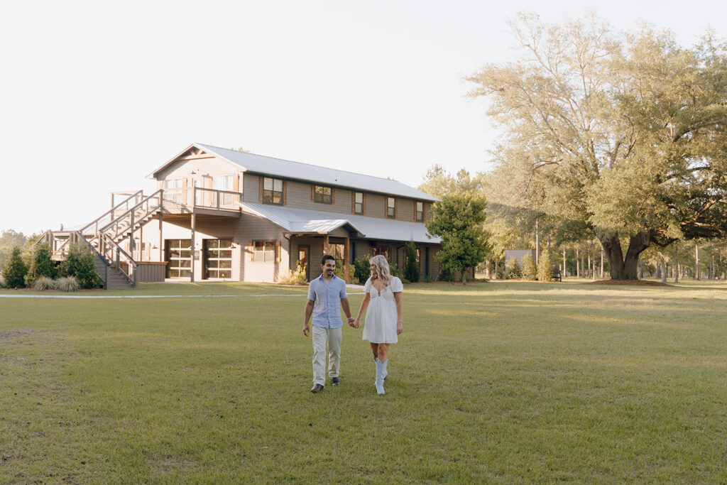 mount pleasant lodge wedding venue engagement photos