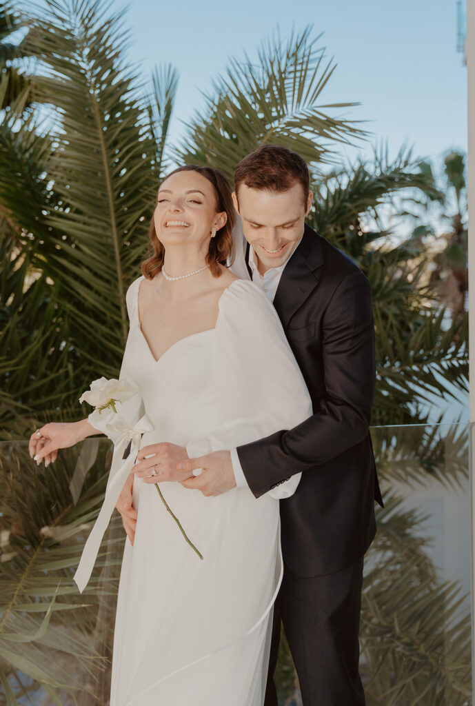 Candid moments from an intimate wedding photographed by a 30A wedding photographer