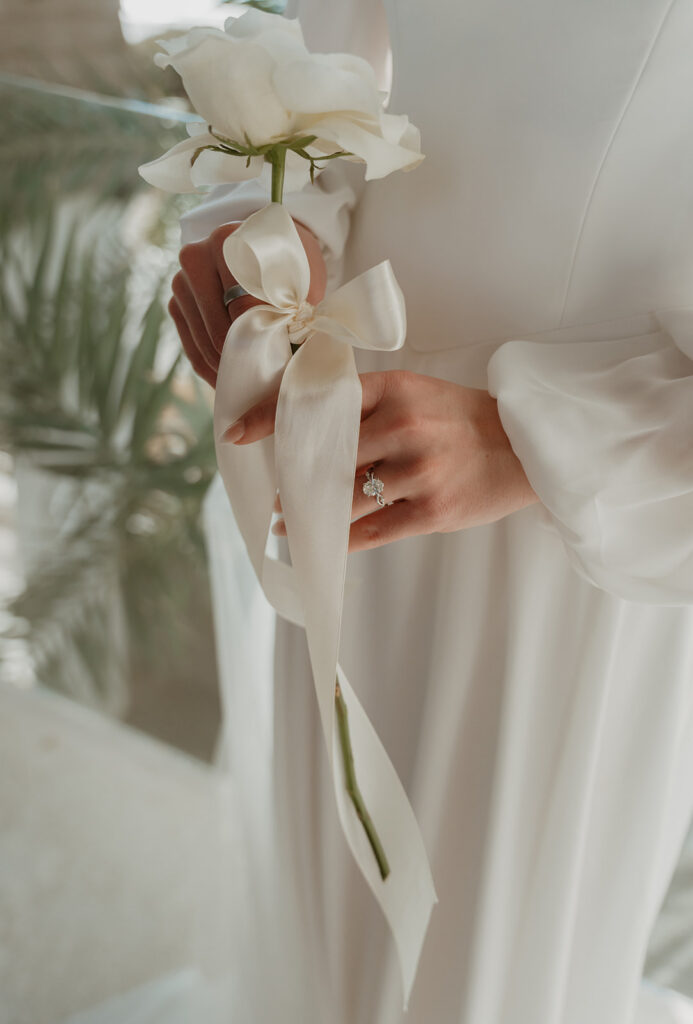 Small beachfront wedding ceremony at Alys Beach, a beautiful 30A wedding venue