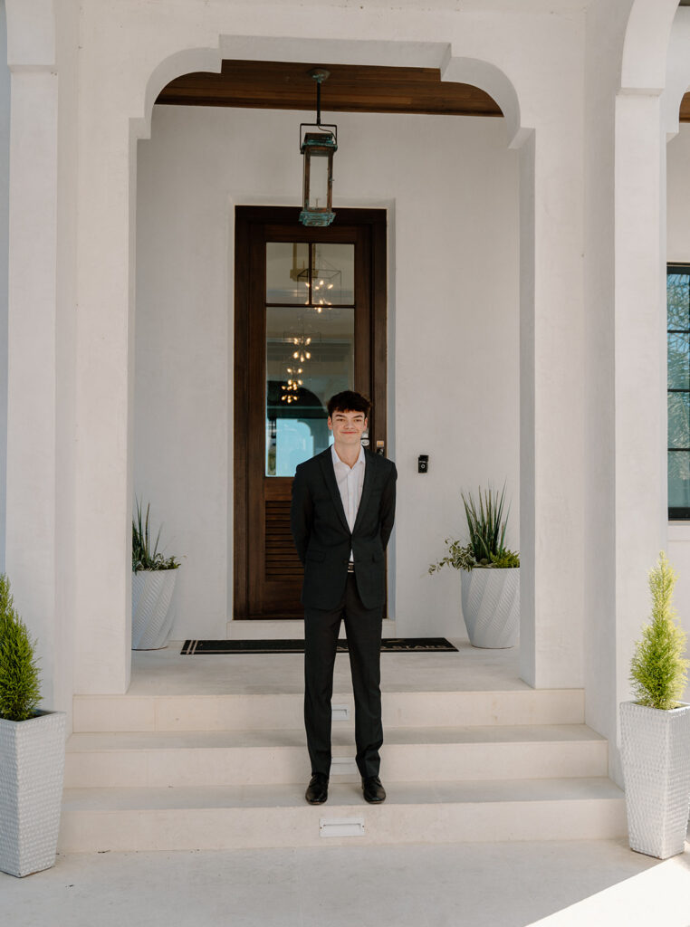 Small beachfront wedding ceremony at Alys Beach, a beautiful 30A wedding venue