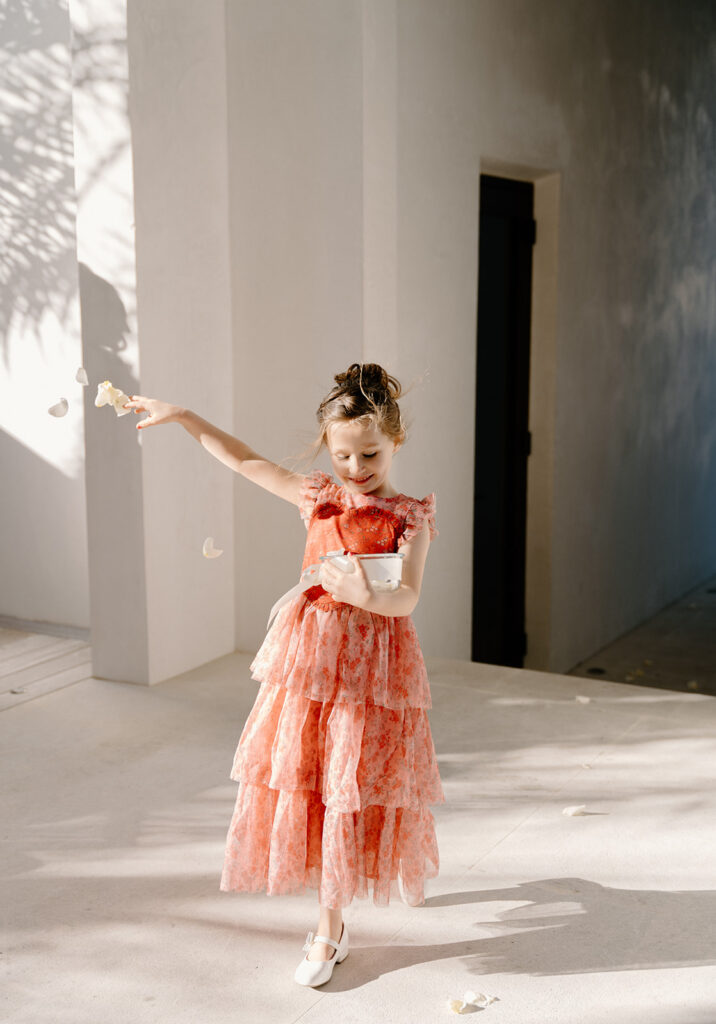 Small beachfront wedding ceremony at Alys Beach, a beautiful 30A wedding venue