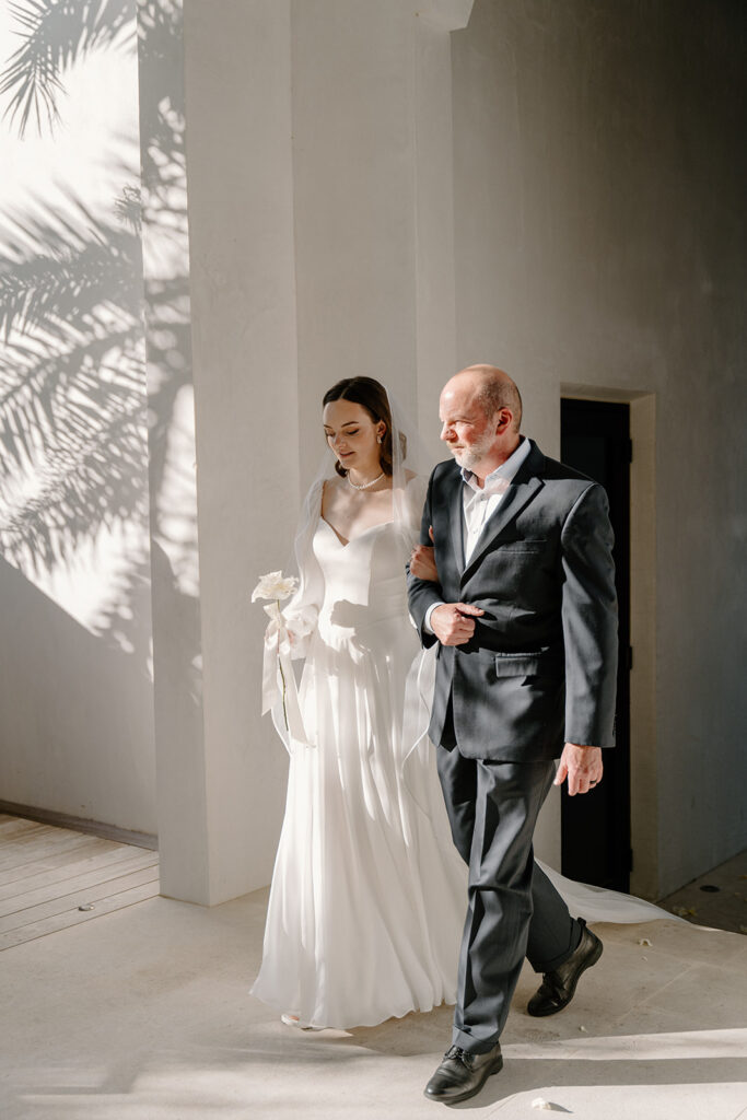 Small beachfront wedding ceremony at Alys Beach, a beautiful 30A wedding venue