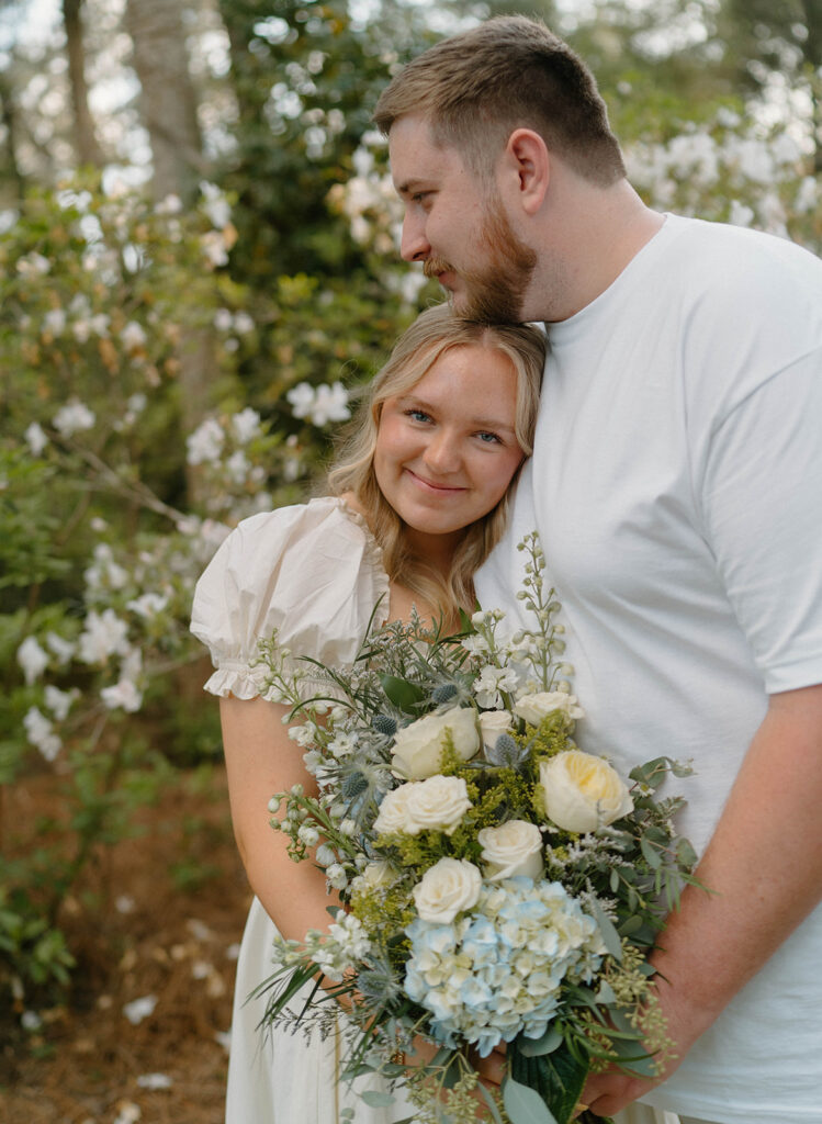 Pregnancy Announcement Photos at Alfred B Maclay Gardens State Park