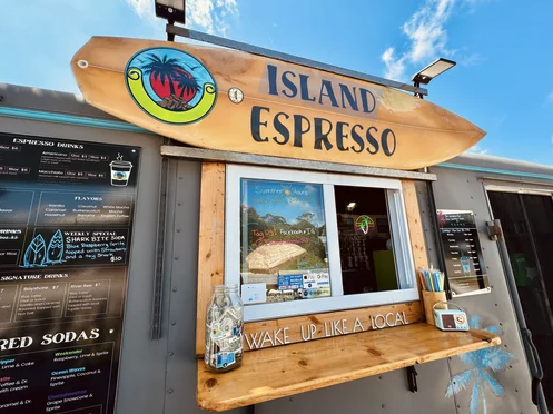 Island Espresso coffee shop.