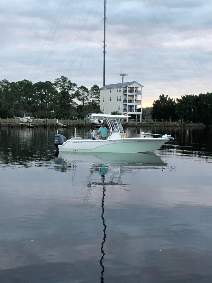 Boat tour in St. George Island.