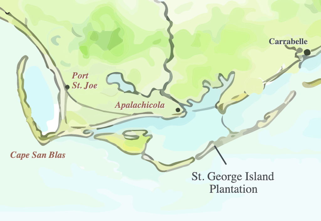 St. George Plantation map.